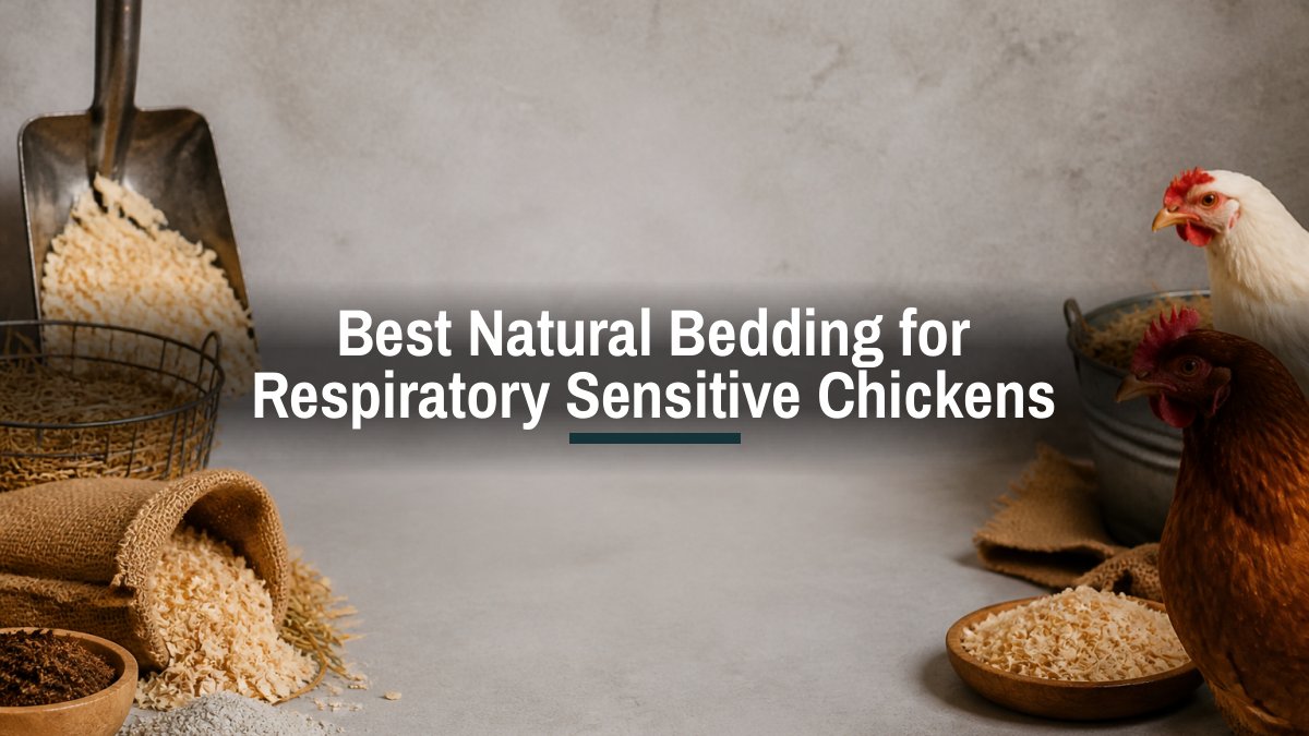 Best Natural Bedding for Respiratory Sensitive Chickens