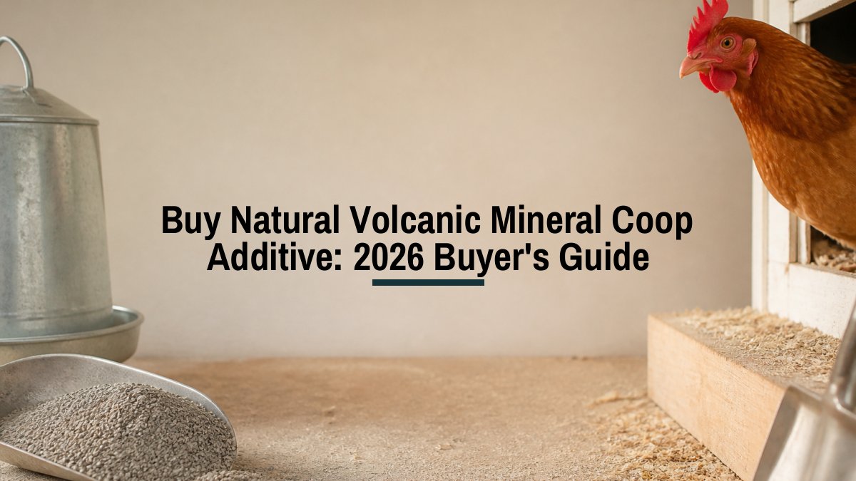 Buy Natural Volcanic Mineral Coop Additive: 2026 Buyer's Guide
