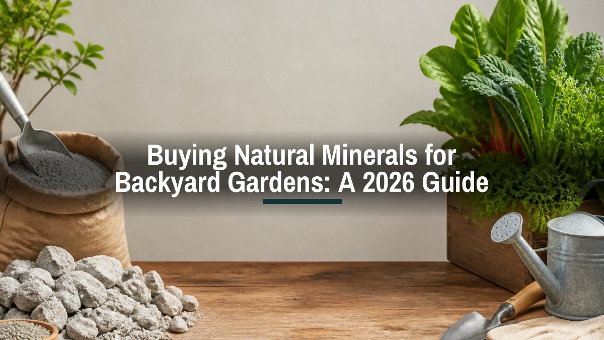 Buying Natural Minerals for Backyard Gardens: A 2026 Guide