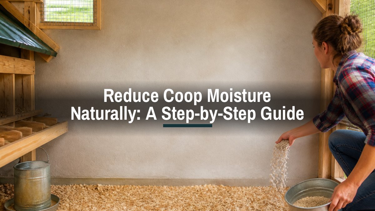 Reduce Coop Moisture Naturally: A Step-by-Step Guide