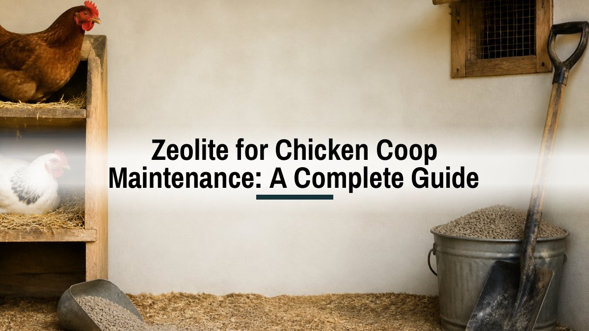 Zeolite for Chicken Coop Maintenance: A Complete Guide