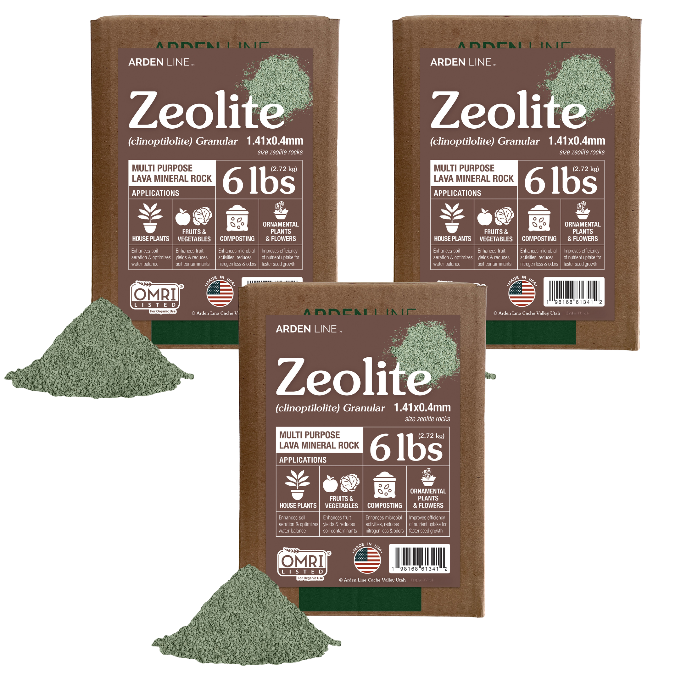 Zeolite Mineral Lava Rocks (Granular)