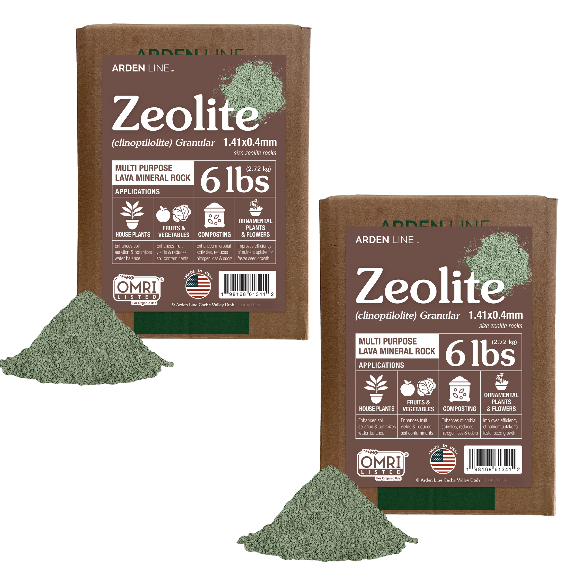 Zeolite Mineral Lava Rocks (Granular)